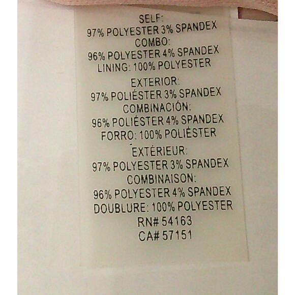 NWT Guess Womens Size 16 Hot Pink Blush Color Block Bandage Bodycon Dress - Picture 7 of 9